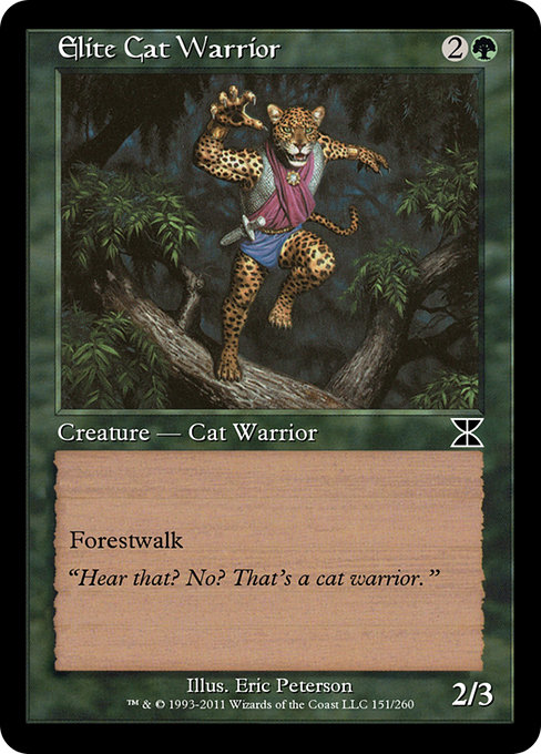Elite Cat Warrior - Masters Edition IV Common Card
