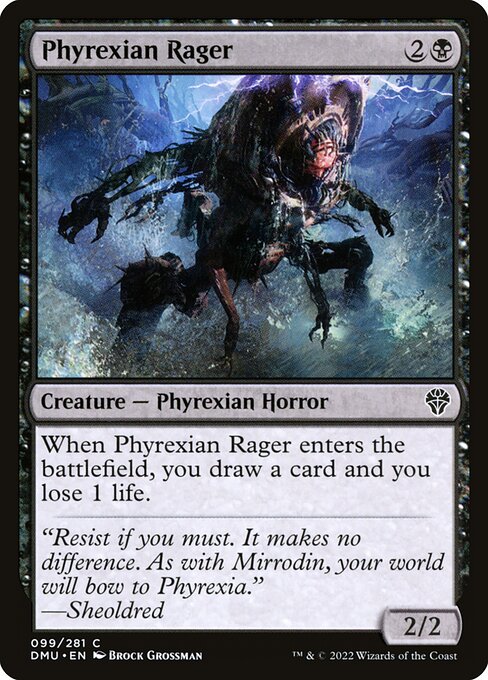 Phyrexian Rager - Dominaria United Common Card