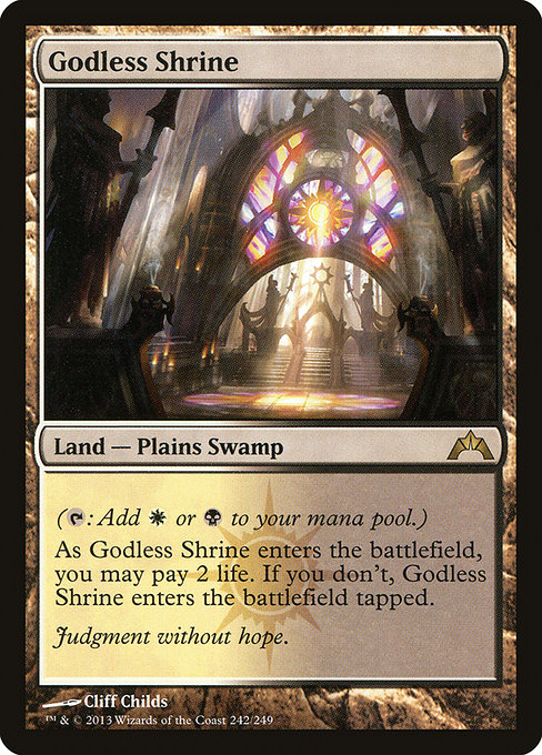 Godless Shrine - Gatecrash Rare Card