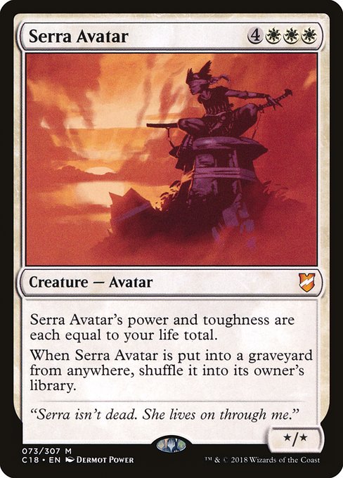 Serra Avatar - Commander 2018 Mythic Card