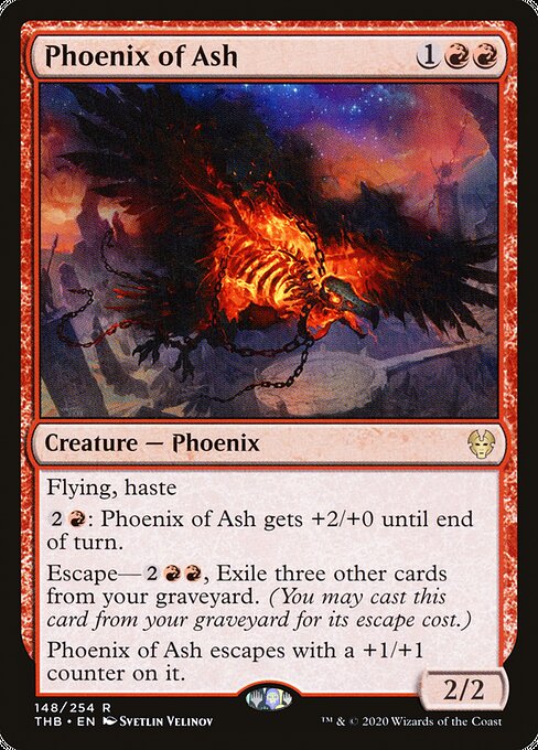 Phoenix of Ash - Theros Beyond Death Rare Card