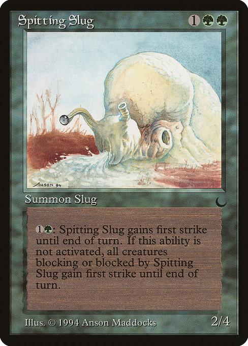 Spitting Slug - The Dark Uncommon Card