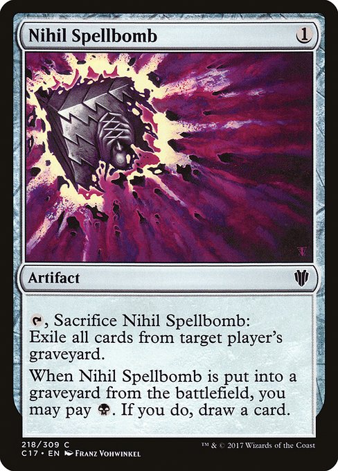 Nihil Spellbomb - Commander 2017 Common Card
