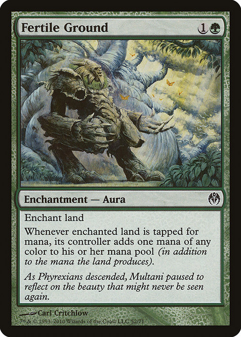 Fertile Ground - Duel Decks: Phyrexia vs. the Coalition Common Card