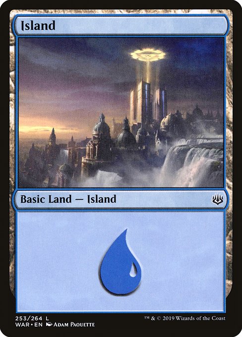 Island - War of the Spark Common Card