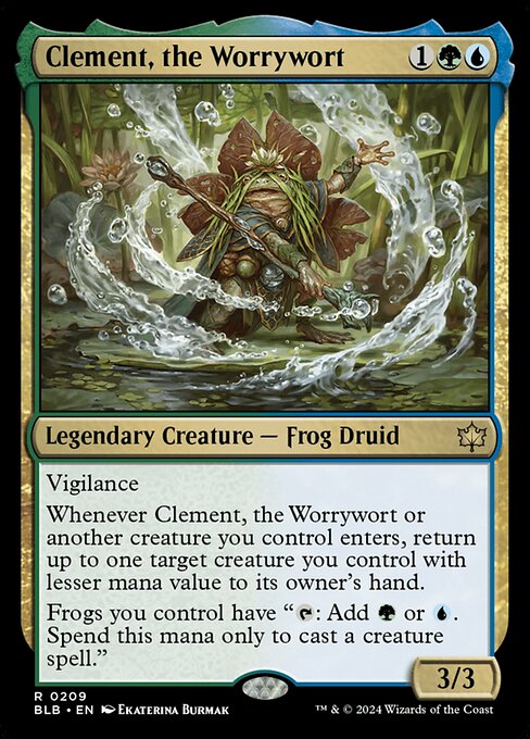 Clement, the Worrywort - Bloomburrow Rare Card