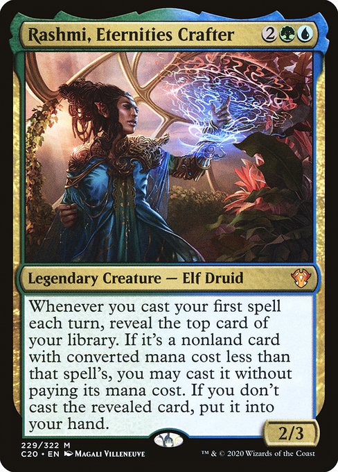 Rashmi, Eternities Crafter - Commander 2020 Mythic Card