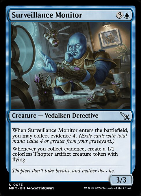 Surveillance Monitor - Murders at Karlov Manor Uncommon Card