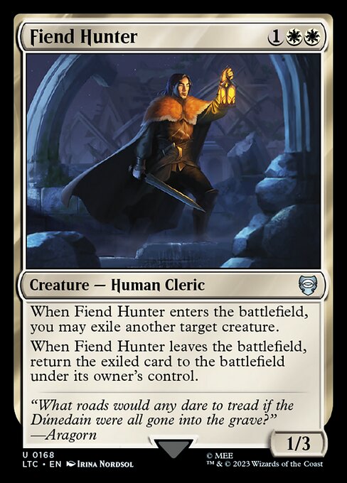 Fiend Hunter - Tales of Middle-earth Commander Uncommon Card