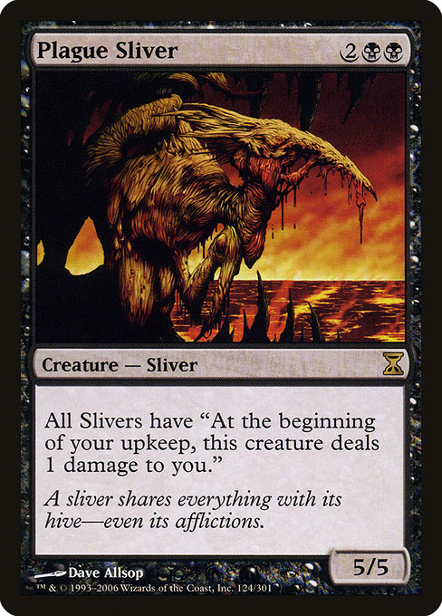 Plague Sliver - Time Spiral Rare Card