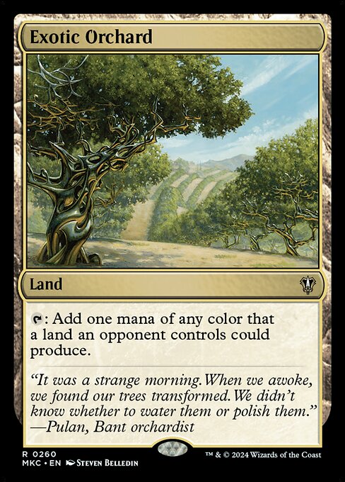 Exotic Orchard - Murders at Karlov Manor Commander Rare Card
