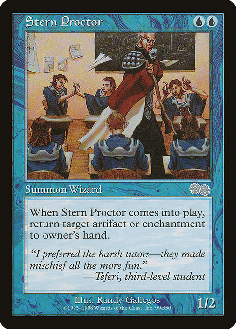Stern Proctor - Urza's Saga Uncommon Card