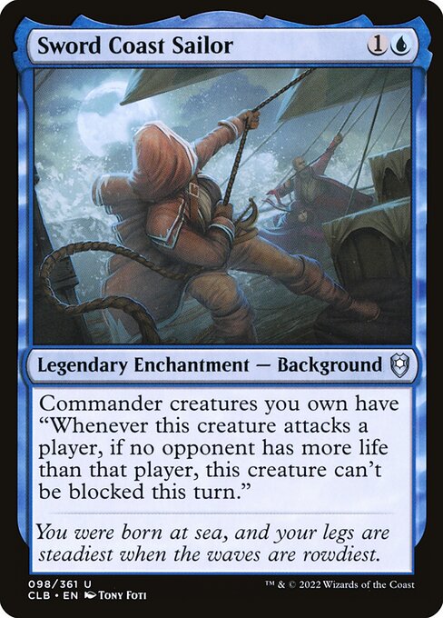 Sword Coast Sailor - Commander Legends: Battle for Baldur's Gate Uncommon Card
