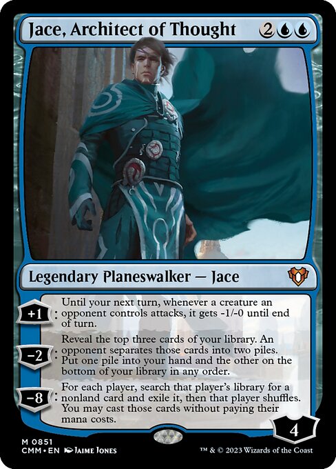 Jace, Architect of Thought - Commander Masters Mythic Card