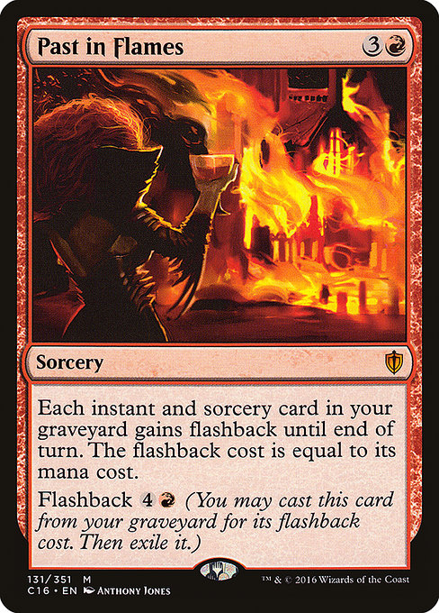 Past in Flames - Commander 2016 Mythic Card