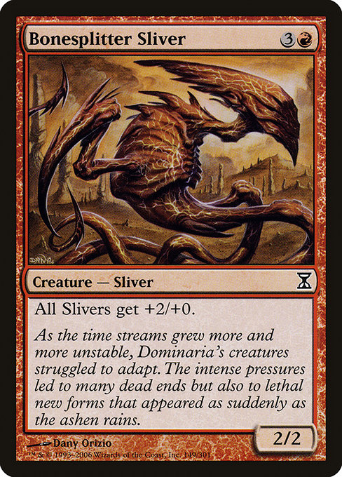 Bonesplitter Sliver - Time Spiral Common Card