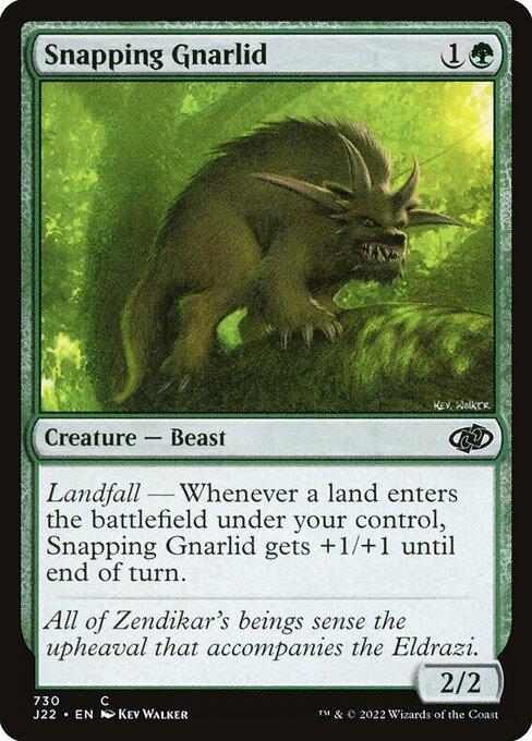 Snapping Gnarlid - Jumpstart 2022 Common Card