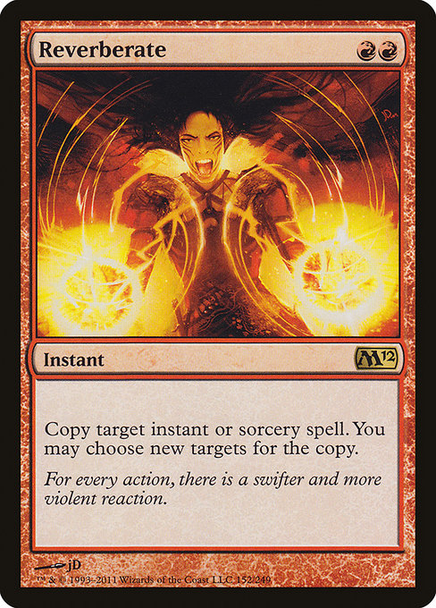 Reverberate - Magic 2012 Rare Card