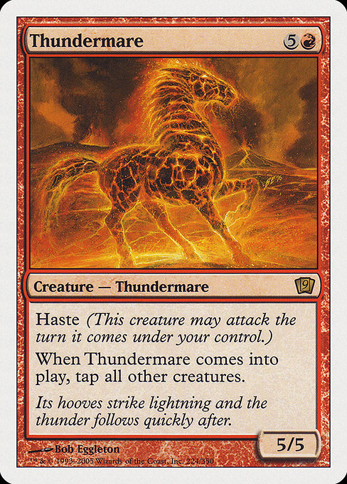 Thundermare - Ninth Edition Rare Card
