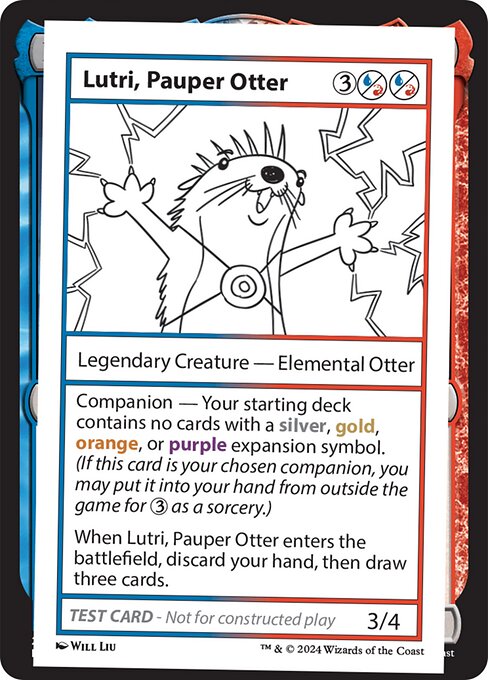 Lutri, Pauper Otter - Mystery Booster 2 Rare Card