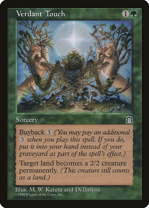 Verdant Touch - Stronghold Rare Card