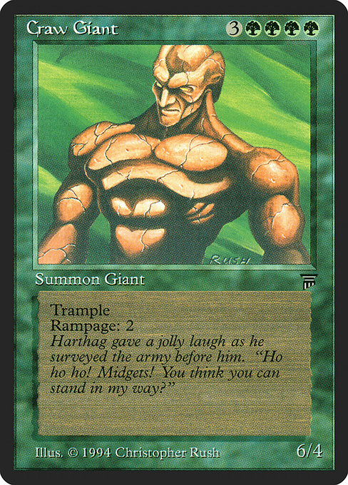 Craw Giant - Legends Uncommon Card