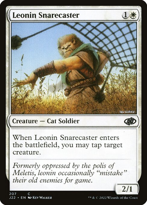 Leonin Snarecaster - Jumpstart 2022 Common Card