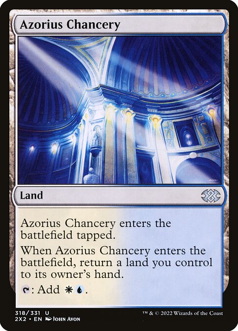 Azorius Chancery - Double Masters 2022 Uncommon Card