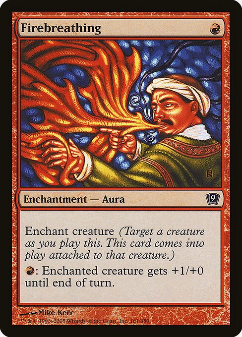 Firebreathing - Ninth Edition Common Card