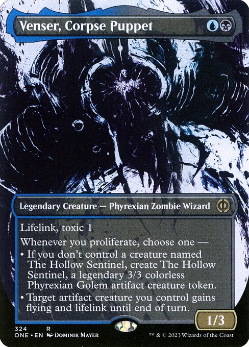 Venser, Corpse Puppet - Phyrexia: All Will Be One Rare Card