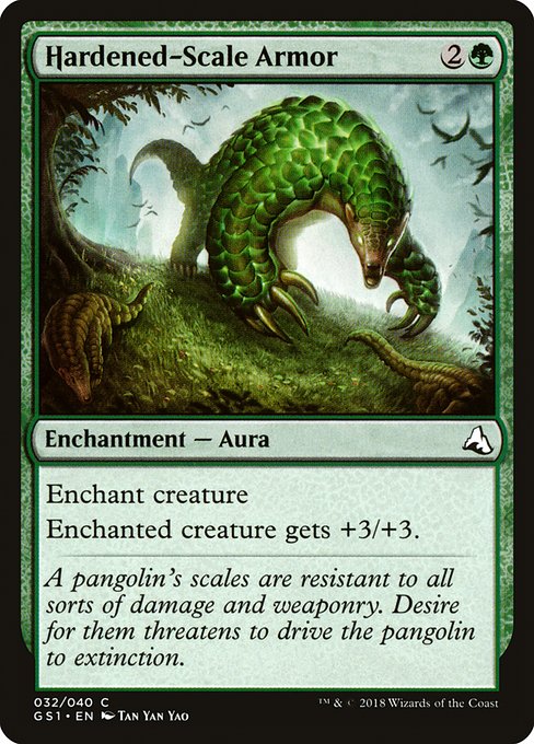 Hardened-Scale Armor - Global Series Jiang Yanggu & Mu Yanling Common Card