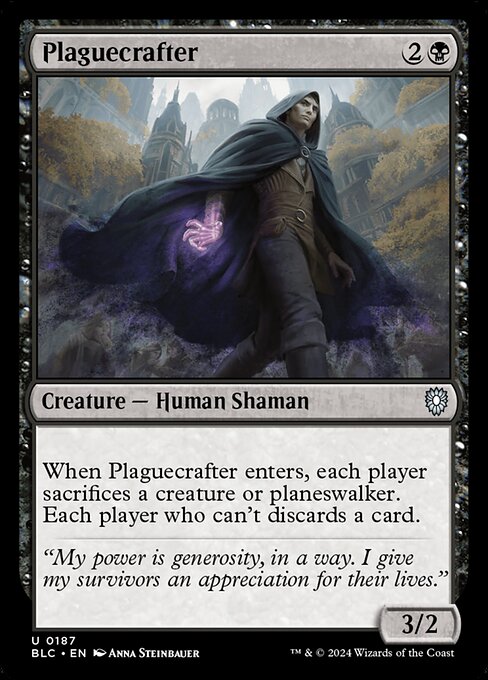 Plaguecrafter - Bloomburrow Commander Uncommon Card