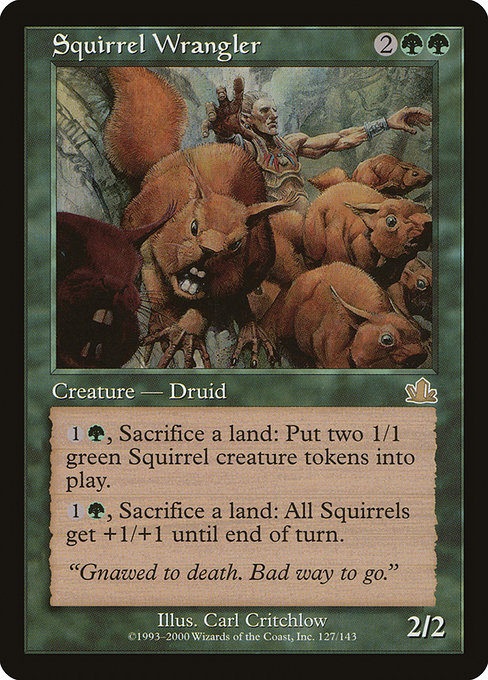 Squirrel Wrangler - Prophecy Rare Card