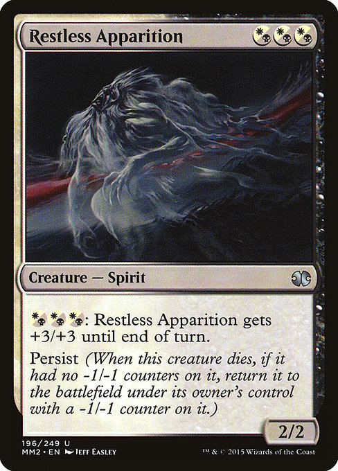 Restless Apparition - Modern Masters 2015 Uncommon Card