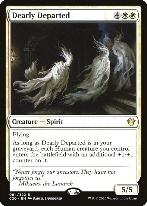 Dearly Departed - Commander 2020 Rare Card