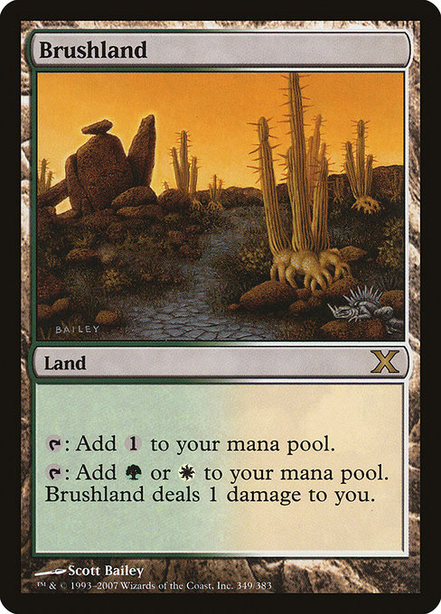 Brushland - Tenth Edition Rare Card