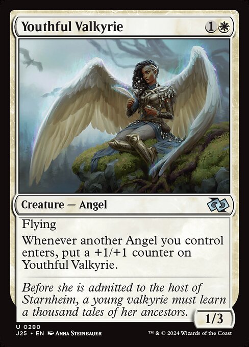 Youthful Valkyrie - Foundations Jumpstart Uncommon Card