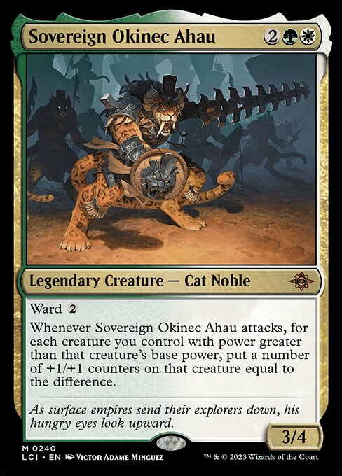 Sovereign Okinec Ahau - The Lost Caverns of Ixalan Mythic Card