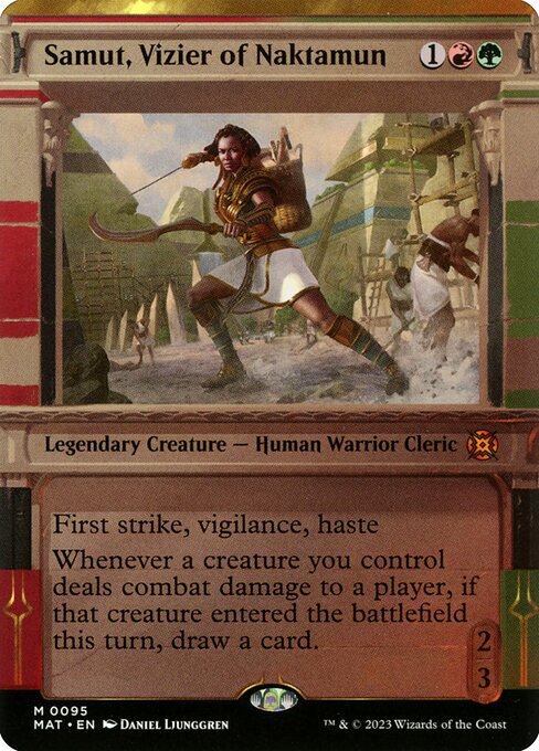 Samut, Vizier of Naktamun - March of the Machine: The Aftermath Mythic Card