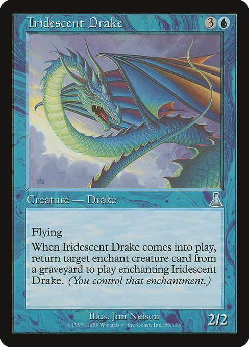 Iridescent Drake - Urza's Destiny Uncommon Card