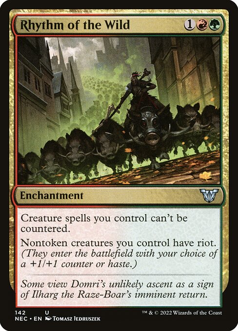 Rhythm of the Wild - Neon Dynasty Commander Uncommon Card