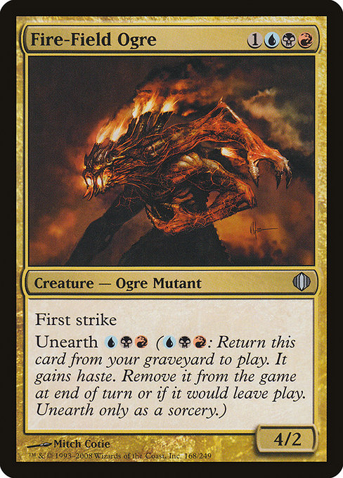 Fire-Field Ogre - Shards of Alara Uncommon Card