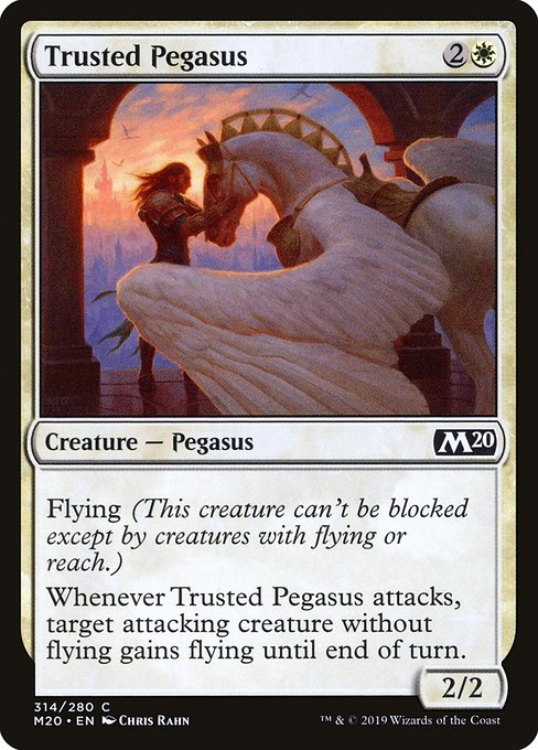 Trusted Pegasus - Core Set 2020 Common Card
