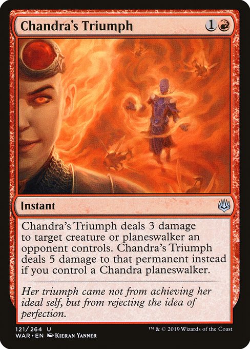 Chandra's Triumph - War of the Spark Uncommon Card