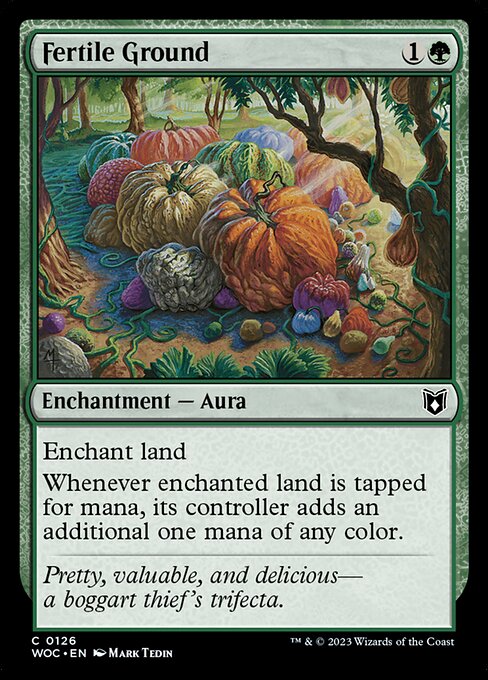Fertile Ground - Wilds of Eldraine Commander Common Card