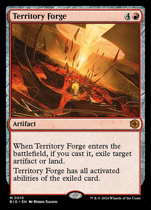 Territory Forge - The Big Score Mythic Card