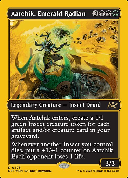 Aatchik, Emerald Radian - Aetherdrift Rare Card