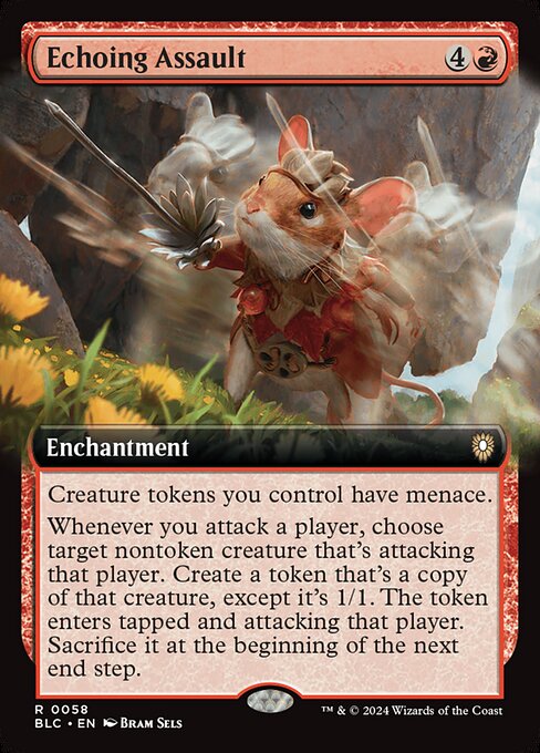 Echoing Assault - Bloomburrow Commander Rare Card