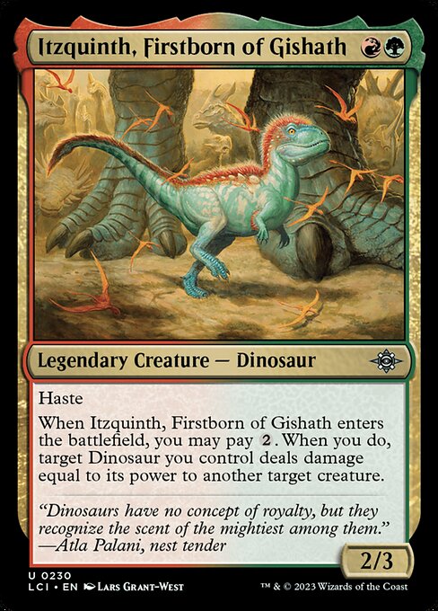 Itzquinth, Firstborn of Gishath - The Lost Caverns of Ixalan Uncommon Card