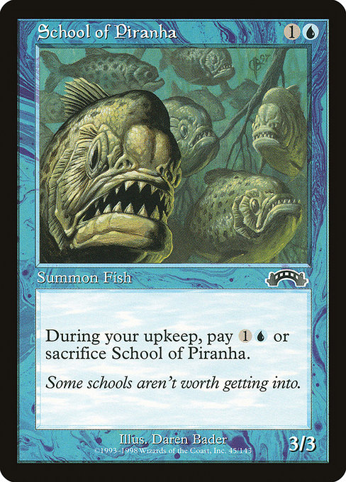 School of Piranha - Exodus Common Card